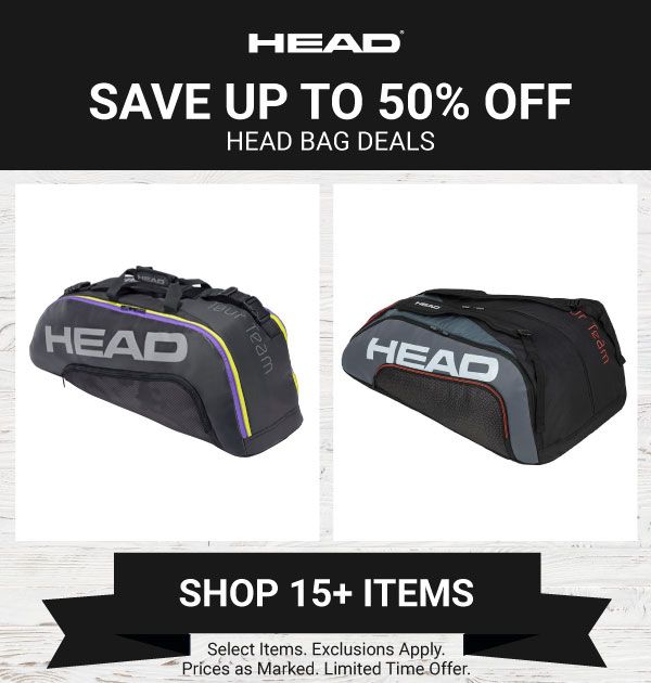 Up to 50% off Head Bag Deals