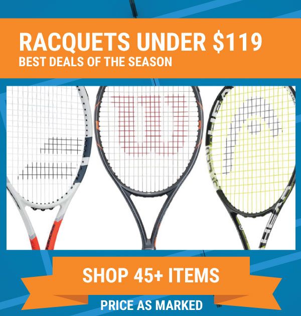 Sale Tennis Racquets Under $119
