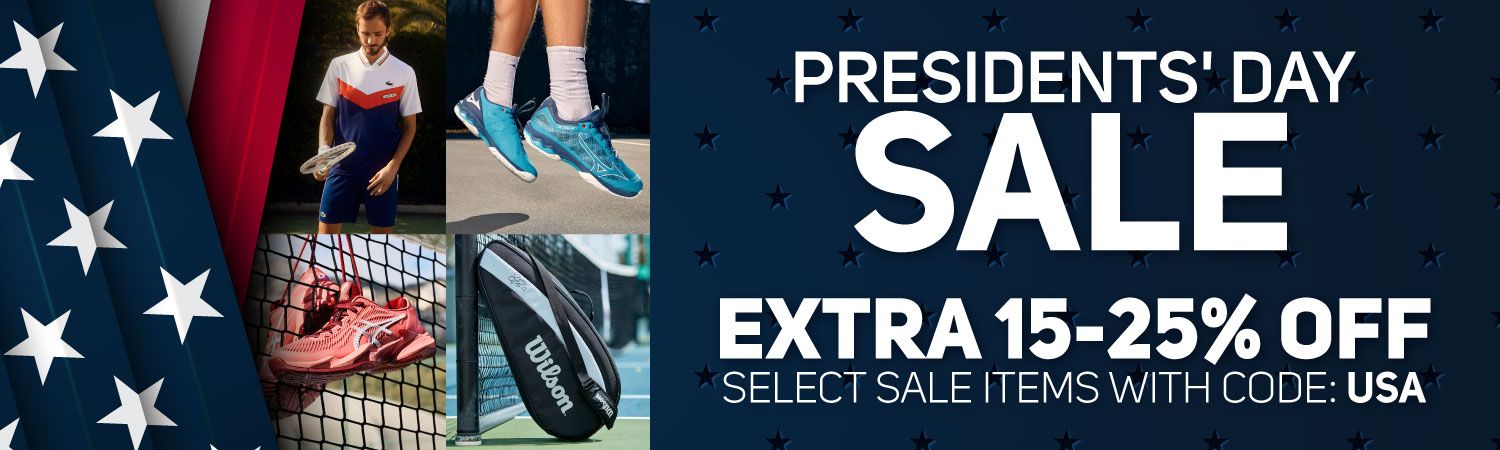 Tennis-Point Presidents Day Sale - Extra 25% off sale apparel Extra 15% off shoes, racquets and more