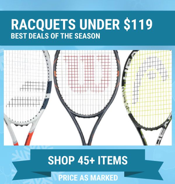 Sale Tennis Racquets Under $119