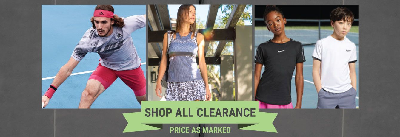 Tennis Clearance - Sale Racquets, Shoes, Apparel, Bags and More