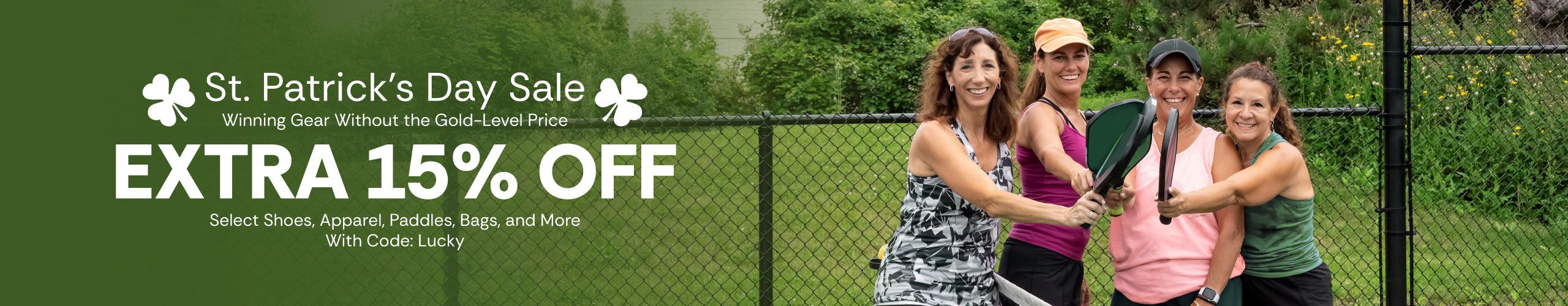 St Patrick's Day Pickleball Sale