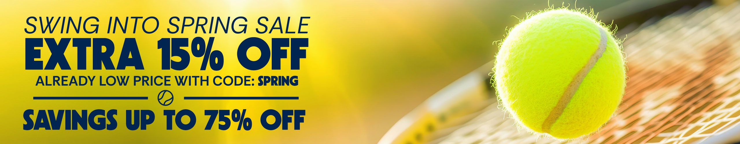 Swing Into Spring Sale