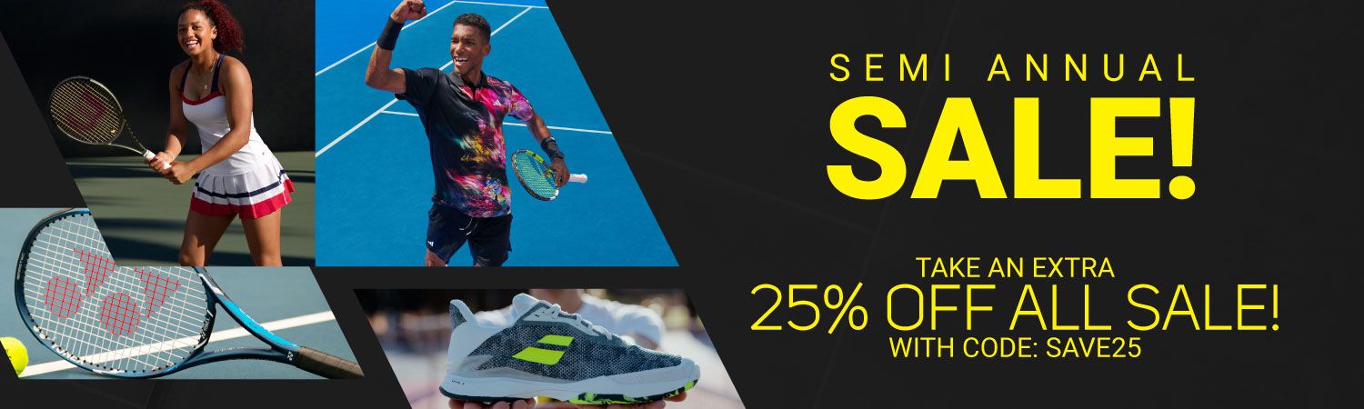 Tennis-Point Semi Annual VIP Sale - Extra 25% off select sale apparel, shoes, racquets, bags and more