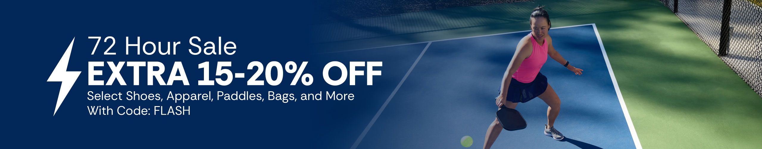 72 Hour Pickleball Sale