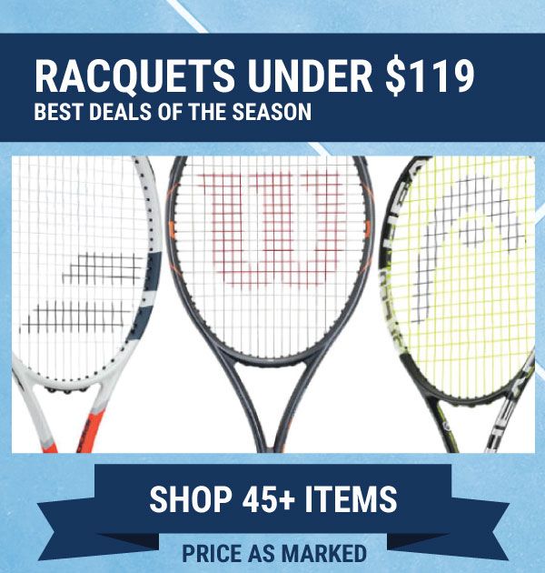 Sale Tennis Racquets Under $119