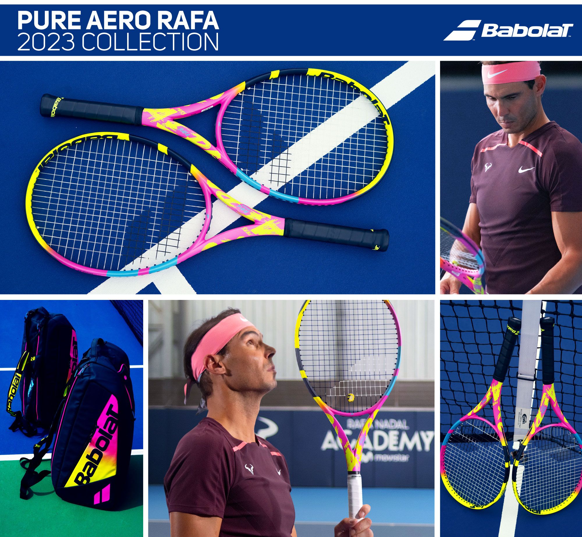Babolat Rafa Pure Areo Tennis Racquets and Bags