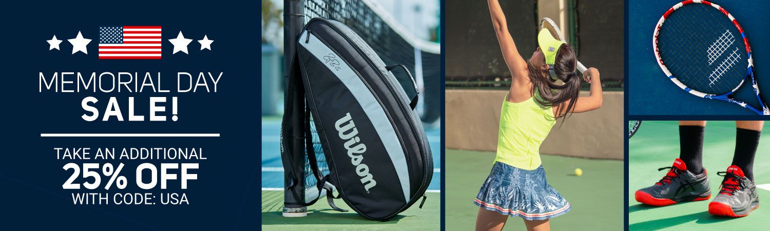 Tennis-Point Memorial Day Tennis Sale - Extra 25% off select sale apparel, shoes, racquets, bags and more