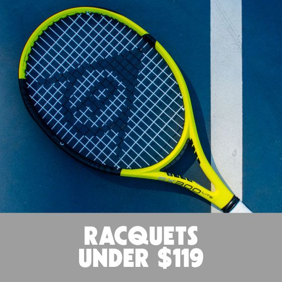 Tennis Racquets Under $119