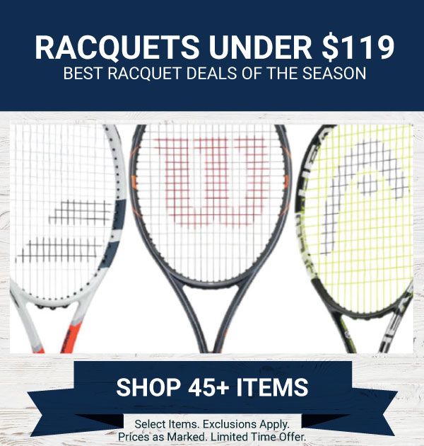 Sale Tennis Racquets Under $119