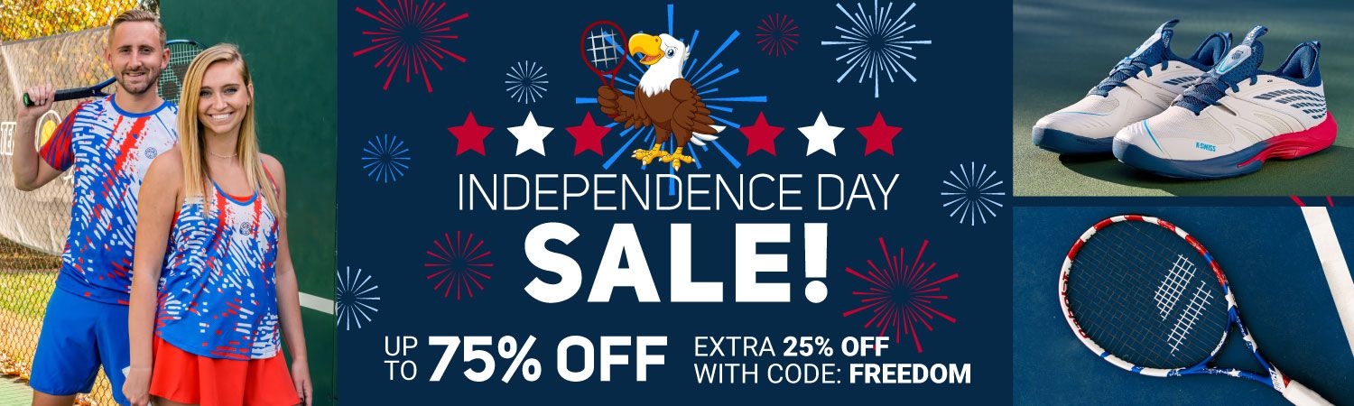 Tennis-Point Independence Day Sale - Extra 25% off select sale apparel, shoes, racquets, bags and more