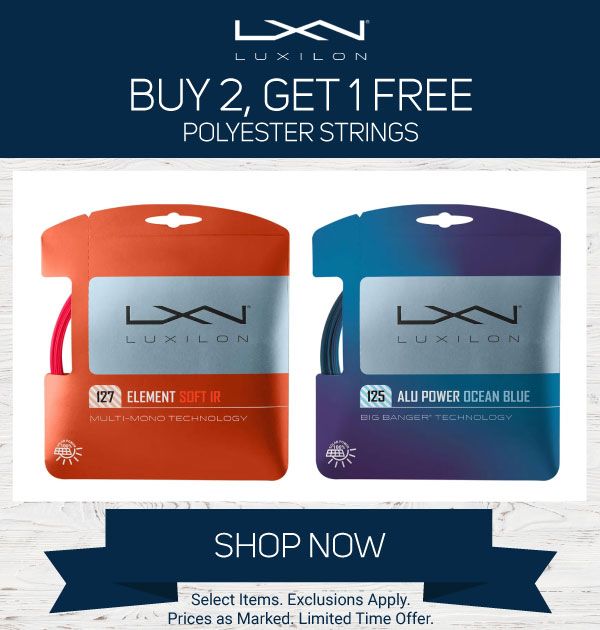 Luxilon Buy 2 get 1 Free Strings