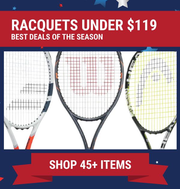 Sale Tennis Racquets Under $119