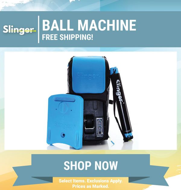 Slinger Grand Slam Pack Ball Machine