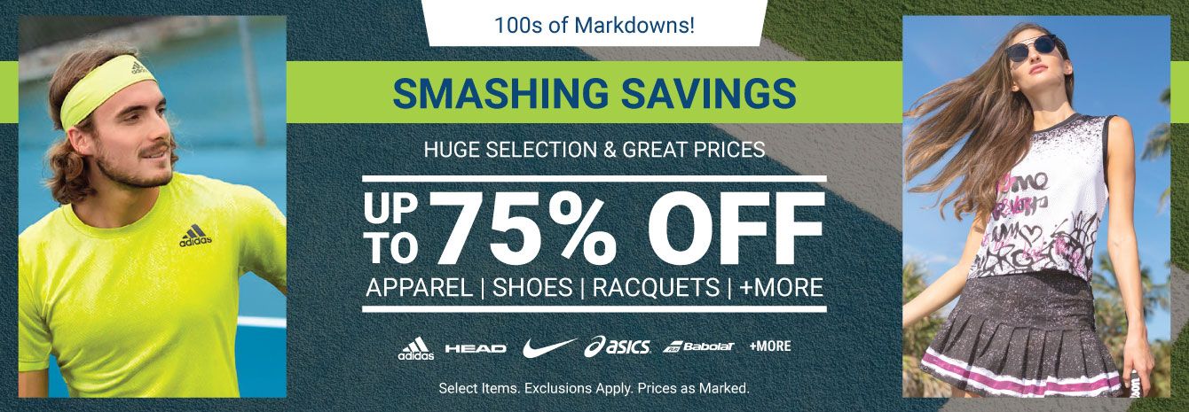 Smashig Savings Tennis Deals