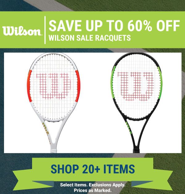 Wilson Sale Tennis Racquets