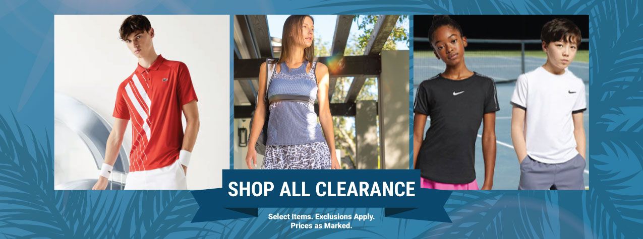 Clearance Tennis Gear