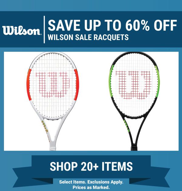 Wilson Sale Tennis Racquets