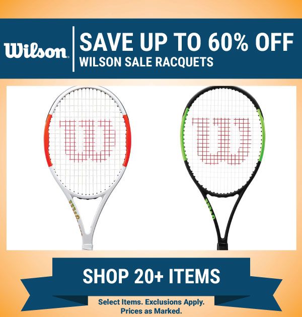 Wilson Sale Tennis Racquets