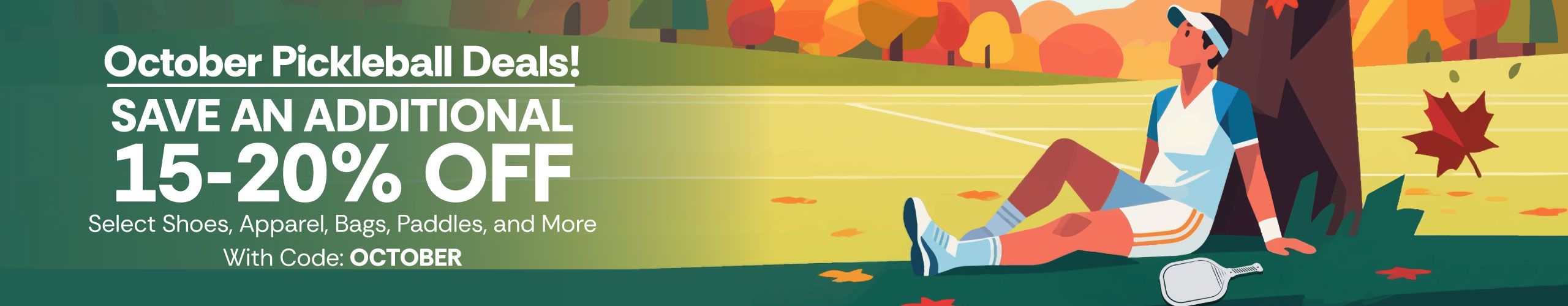 October Pickleball Deals Sale