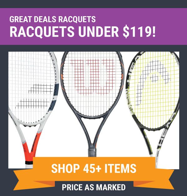 Sale Tennis Racquets Under $119