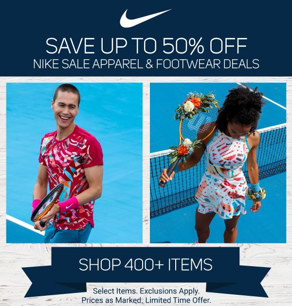 Save On Past Season Nike