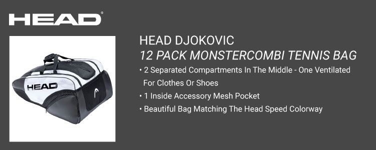 Head Djokovic 12 Pack Monstercombi Tennis Bag