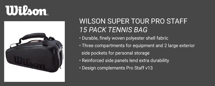 Wilson Super Tour Pro Staff 15 Pack Tennis Bag