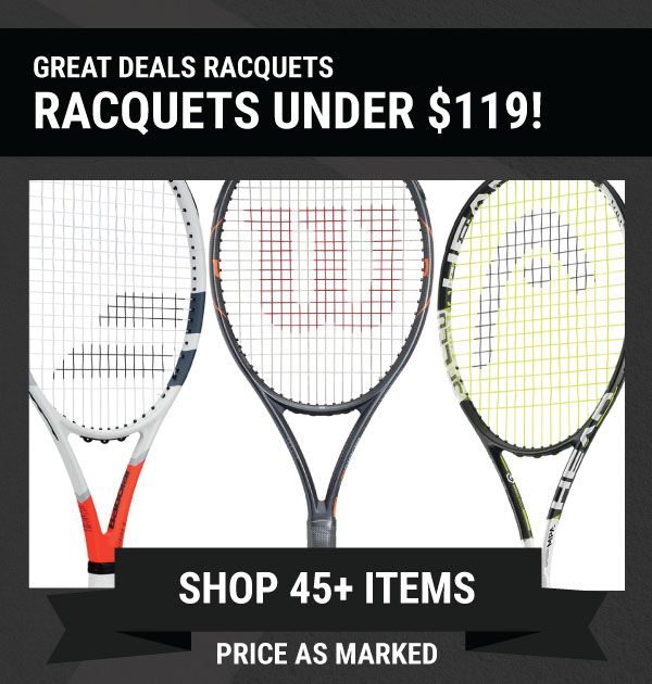 Sale Tennis Racquets Under $119