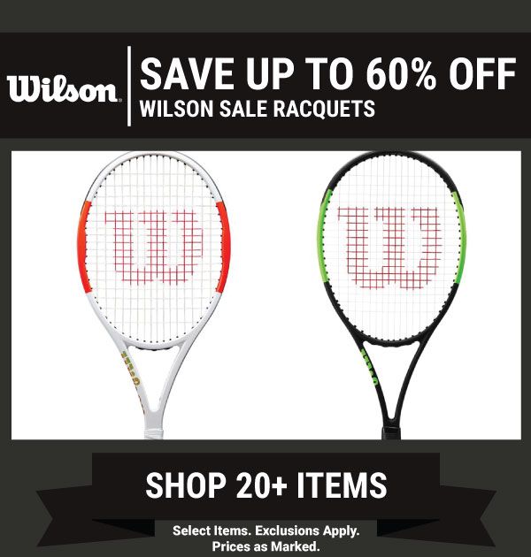 Wilson Sale Tennis Racquets