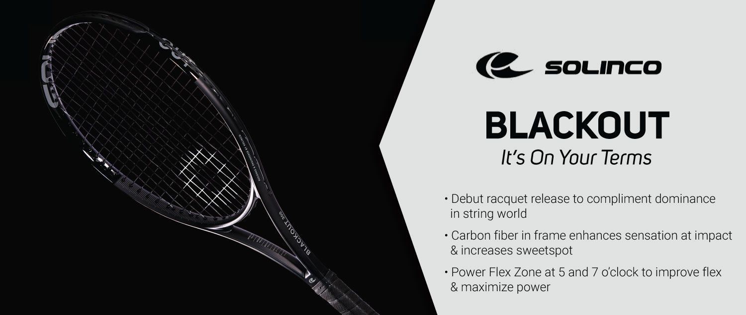 Solinco Blackout Tennis Racquets