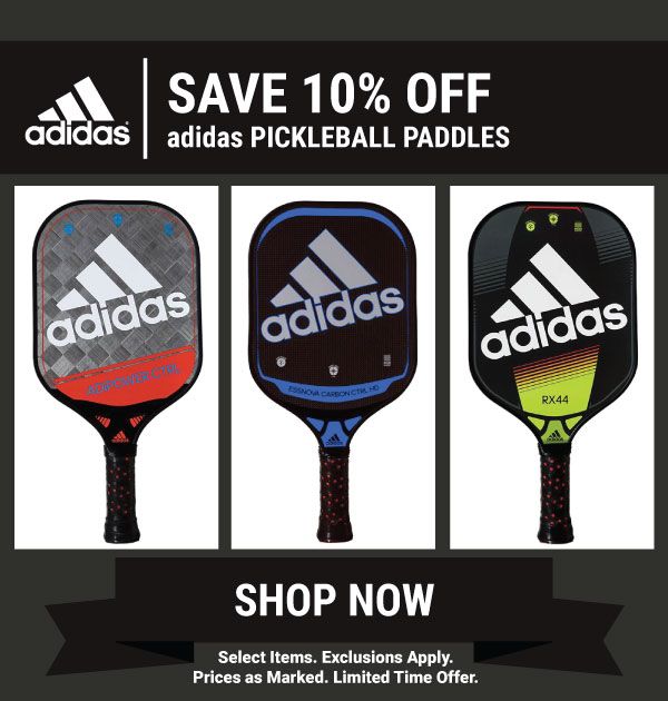 10% off adidas pickelball Paddles