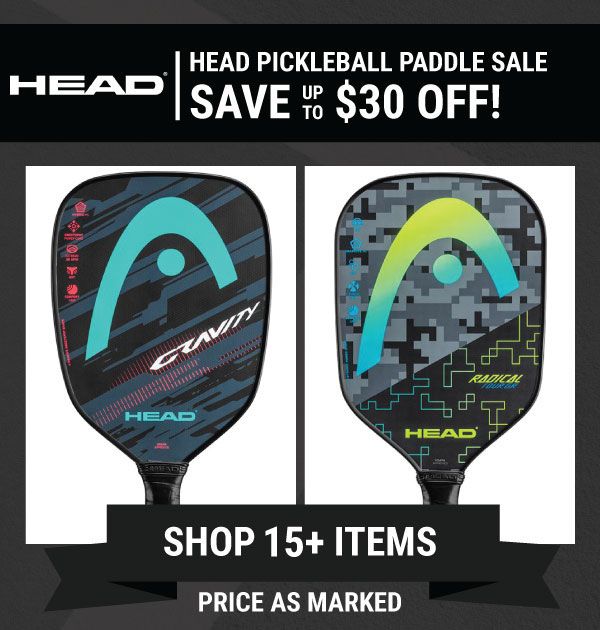 Head Pickleball - 20% off select paddles