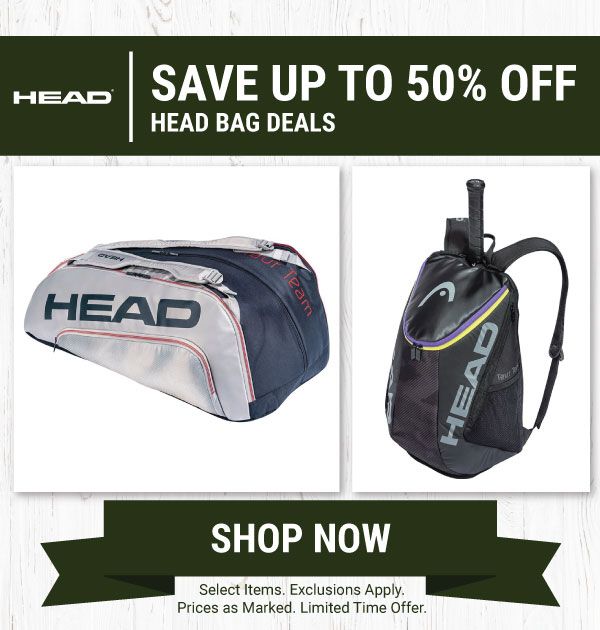 Up to 50% off Head Bag Deals