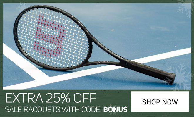 Extra 25% off Sale Racquets