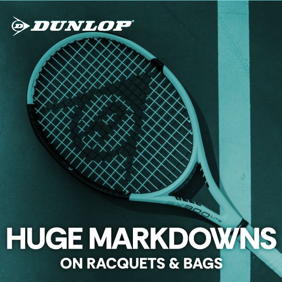 Dunlop Huge Markdowns on Racquets & Bags