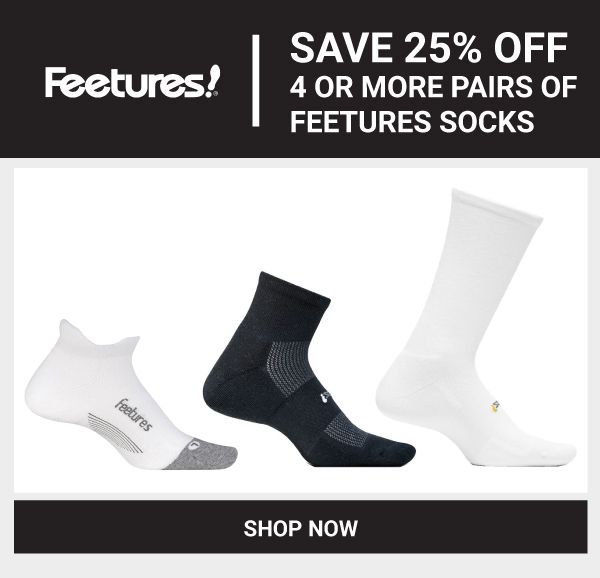 Save on Feetures Tennis Socks