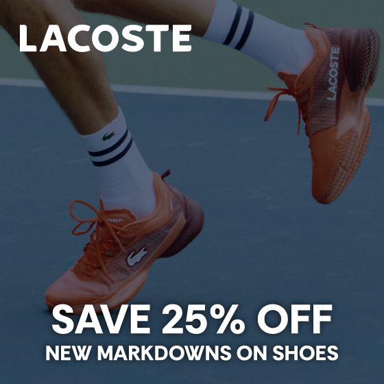 Lacoste Sale Save 25% Off
