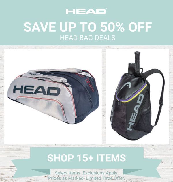 Up to 50% off Head Bag Deals