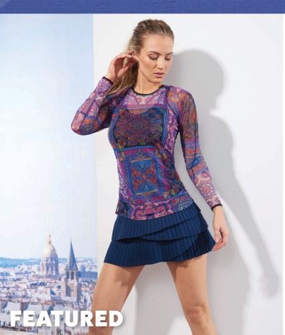 Lucky In Love Women's Featured Tennis Apparel