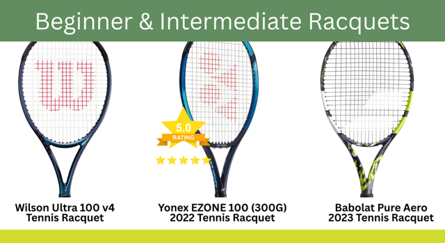 Beginner and intermediate racquets