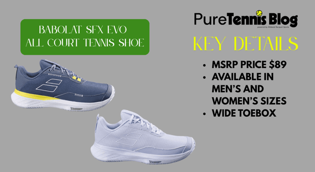 Babolat Tennis and Court Shoes Under $100