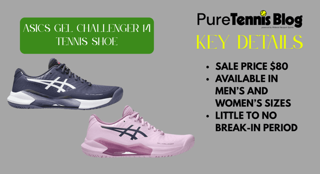 Asics Tennis and Court Shoes Under $100