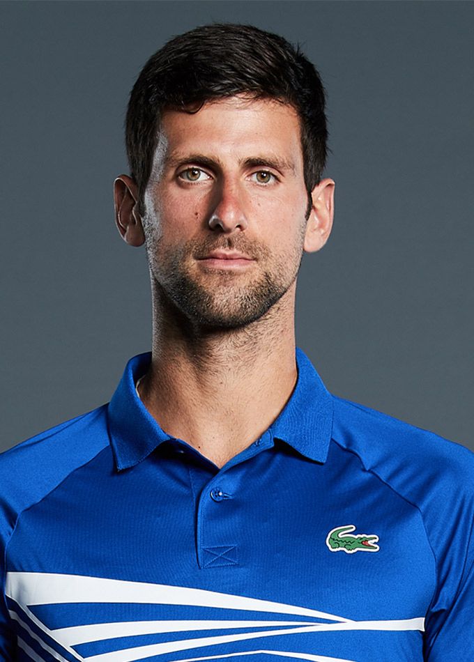 Novak Djokovic head