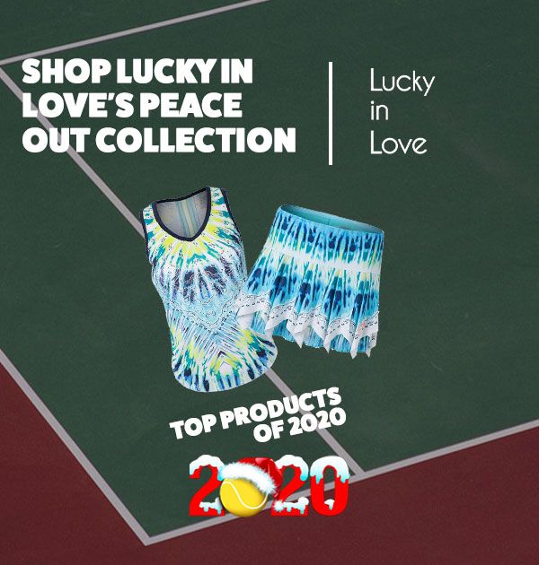 Lucky In Love Peace Out Tennis Collection