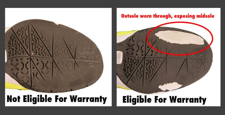 Warranty shoe image