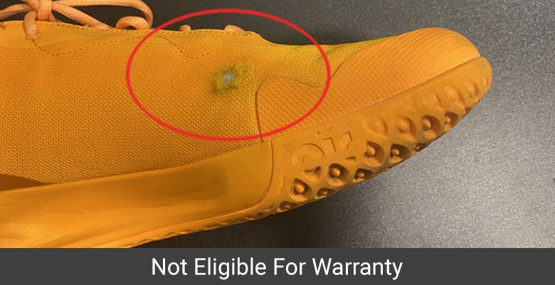 Warranty shoe image