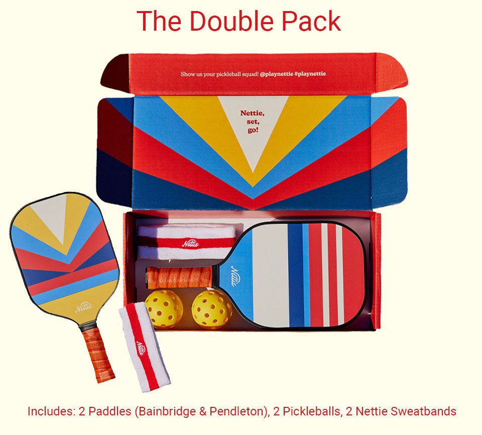 Nettie Pickleball Paddle Double Pack
