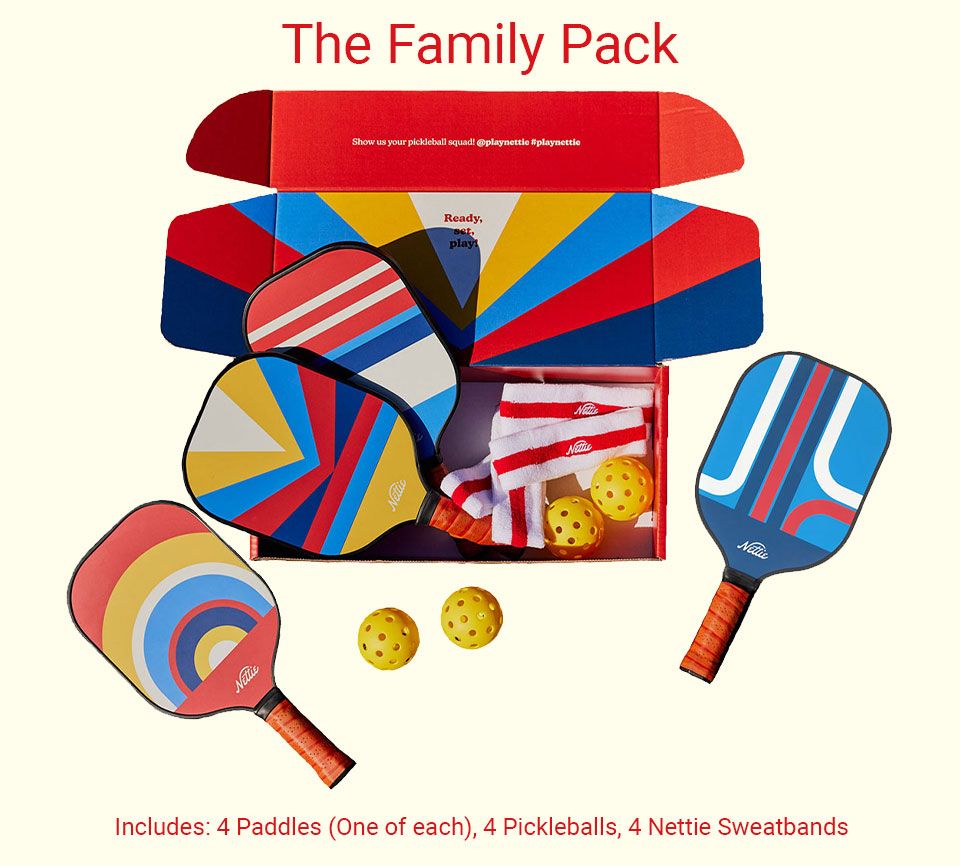 Nettie Pickleball Paddle Family Pack