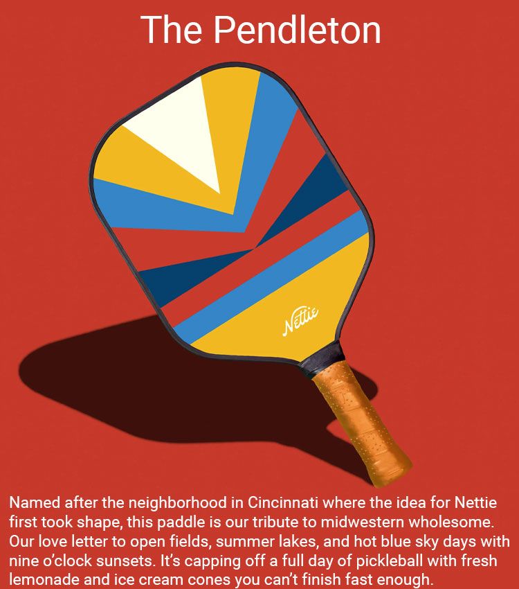 The Pendleton Nettie Pickleball Paddle
